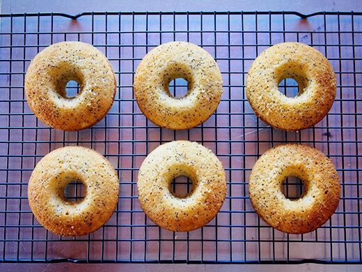 Remove donuts from pan