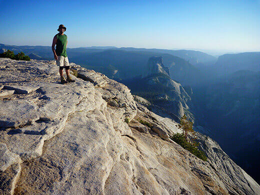 View of Half Dome from Cloud's Rest