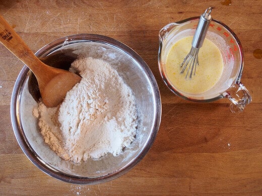 Whisk together wet ingredients