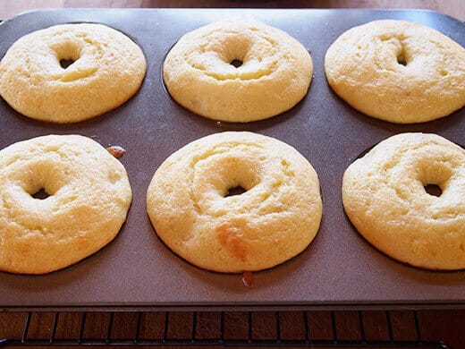 Perfectly baked donuts