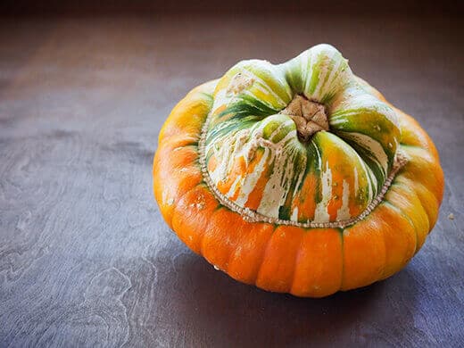 Mexican Hat squash is ideal for stuffing and roasting
