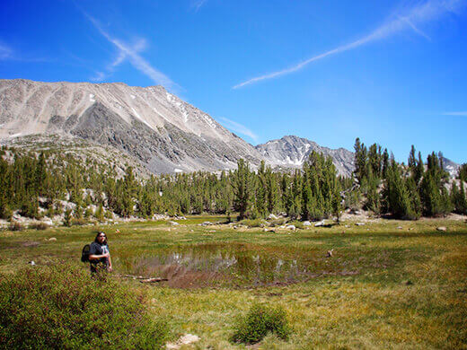Hiking in Little Lakes Valley