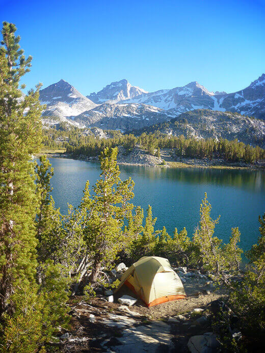 Camping on Chickenfoot Lake