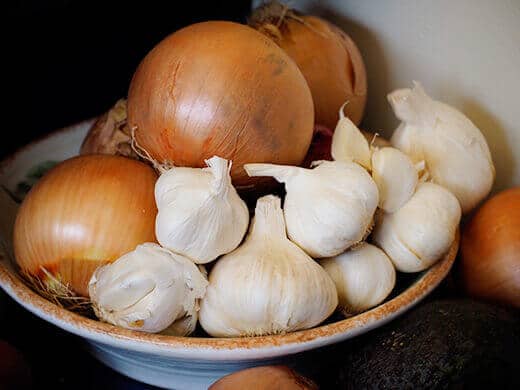 So much garlic