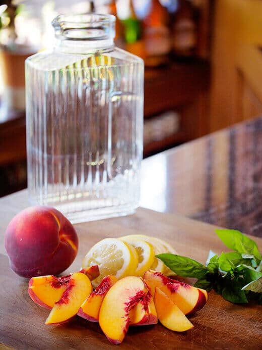 The makings of a summertime sangria