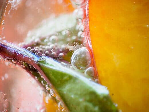 Fizzy white sangria