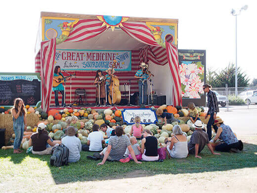 Live entertainment stage