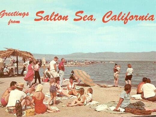 Vintage Salton Sea postcard