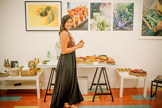 Linda Ly at The CSA Cookbook release party