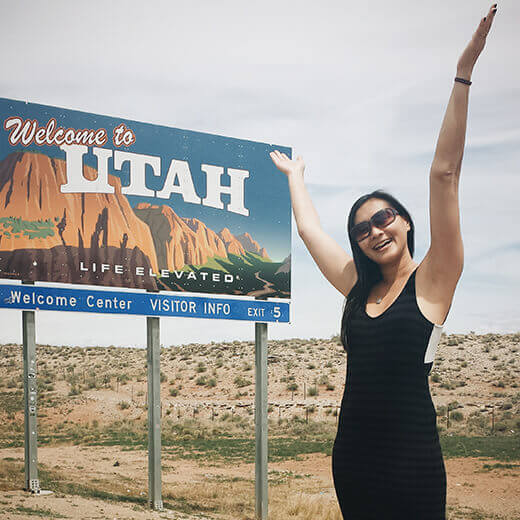 Utah stateline