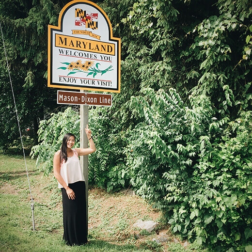 Maryland stateline
