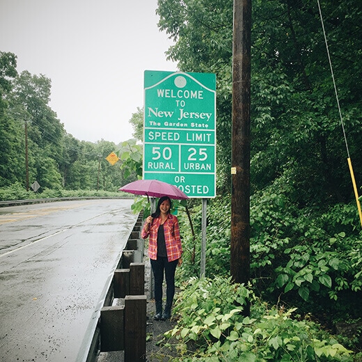 New Jersey stateline