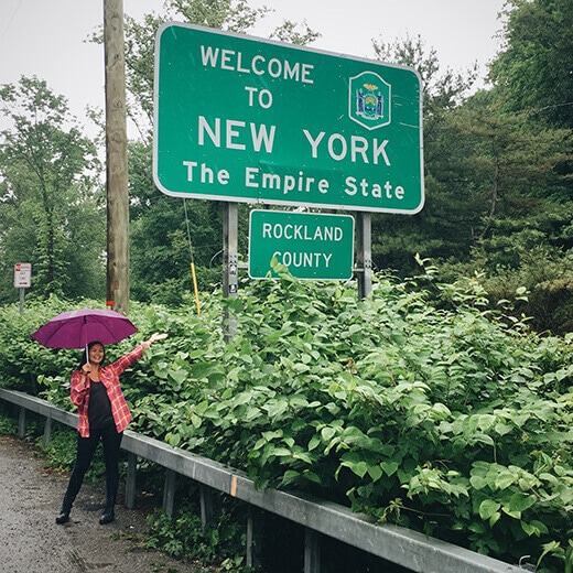 New York stateline
