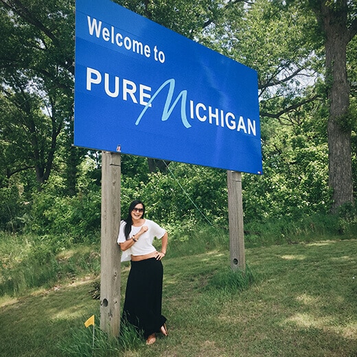 Michigan stateline