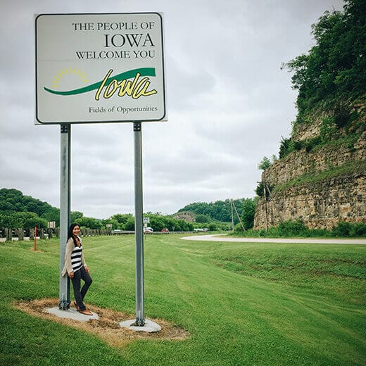 Iowa stateline