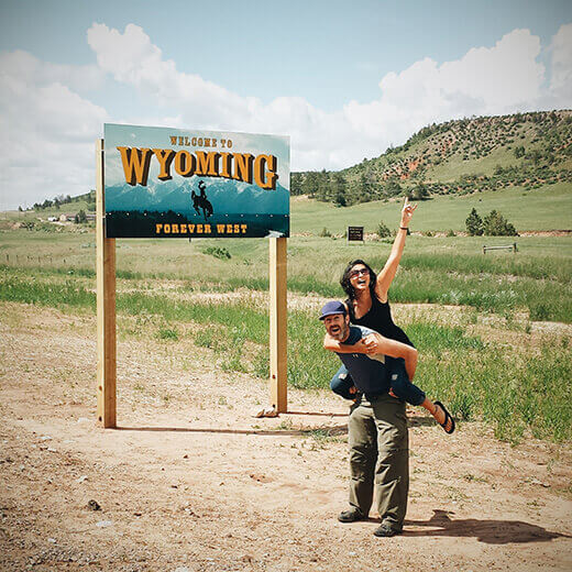 Wyoming stateline