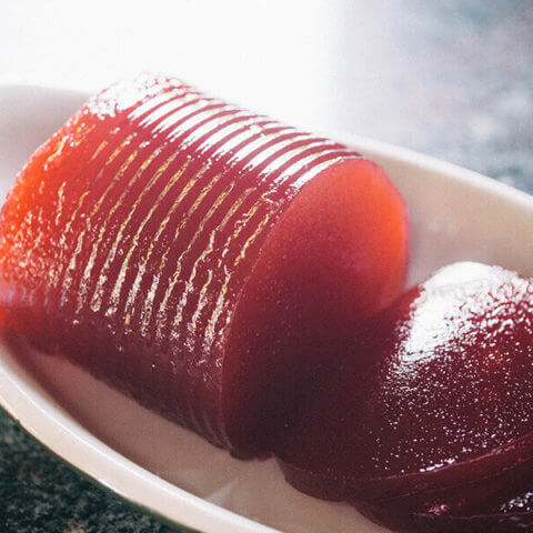 Homemade cranberry jelly