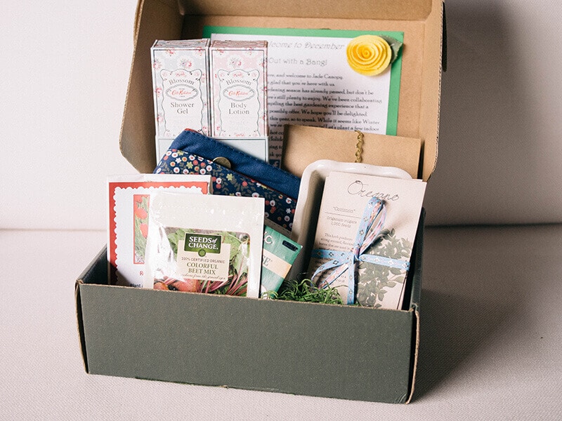 Subscription box for gardeners and garden lovers