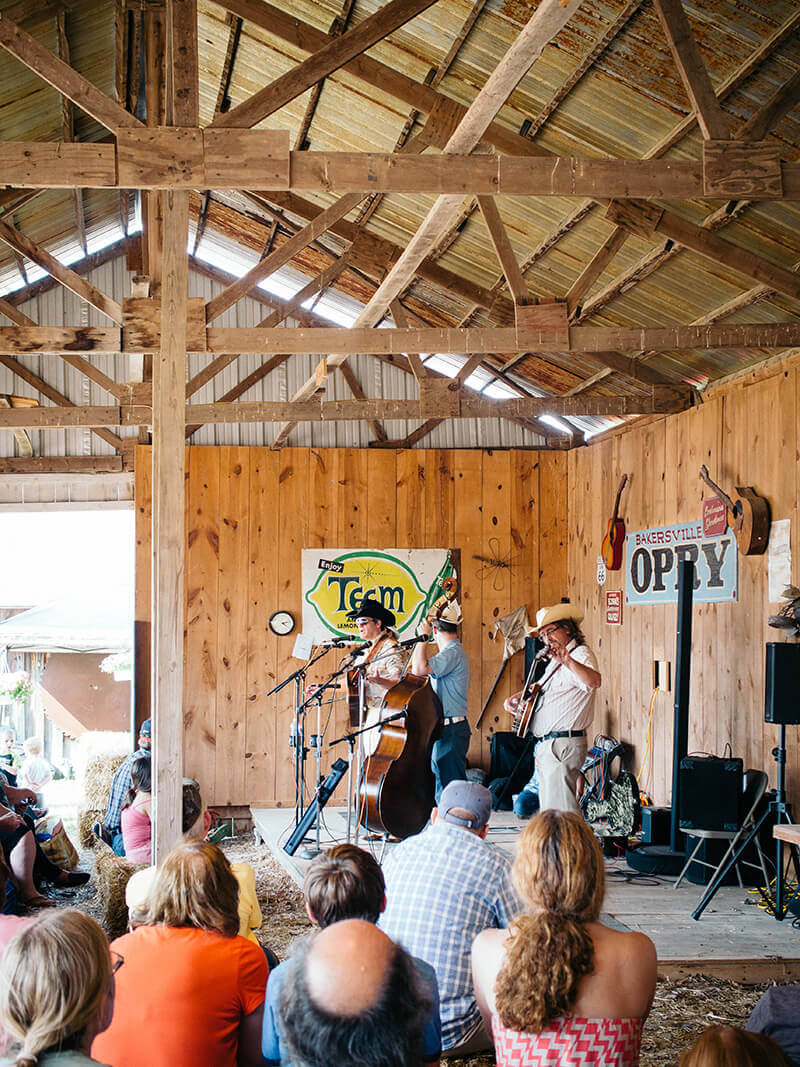 Music barn in the pioneer village
