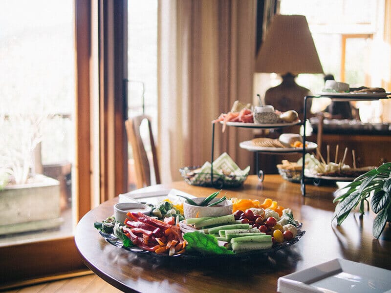 Crudite platter