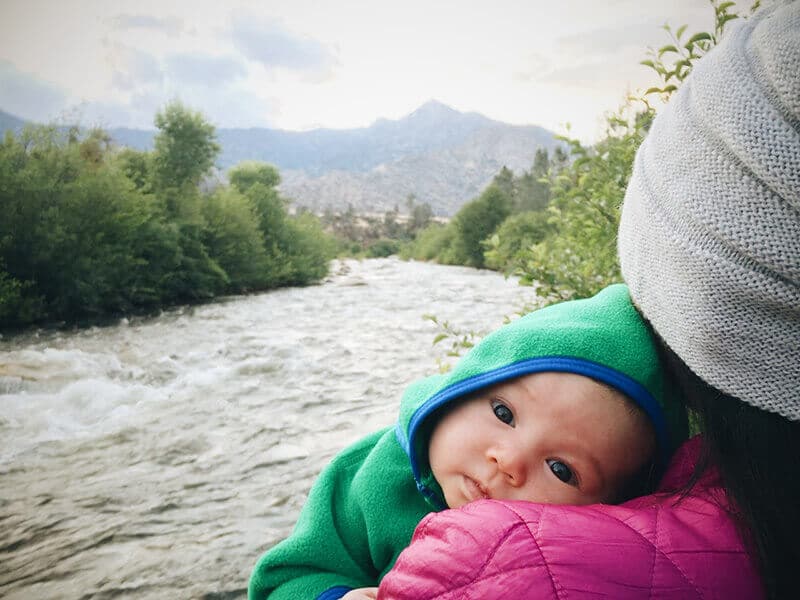 Adventures in parenting: camping with a newborn