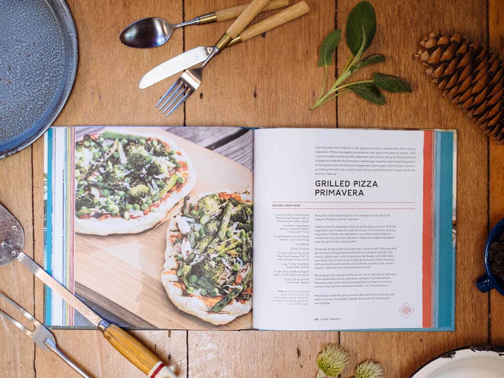 Grilled Pizza Primavera recipe