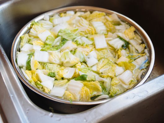 The cabbage leaves will turn soft and limp after two hours