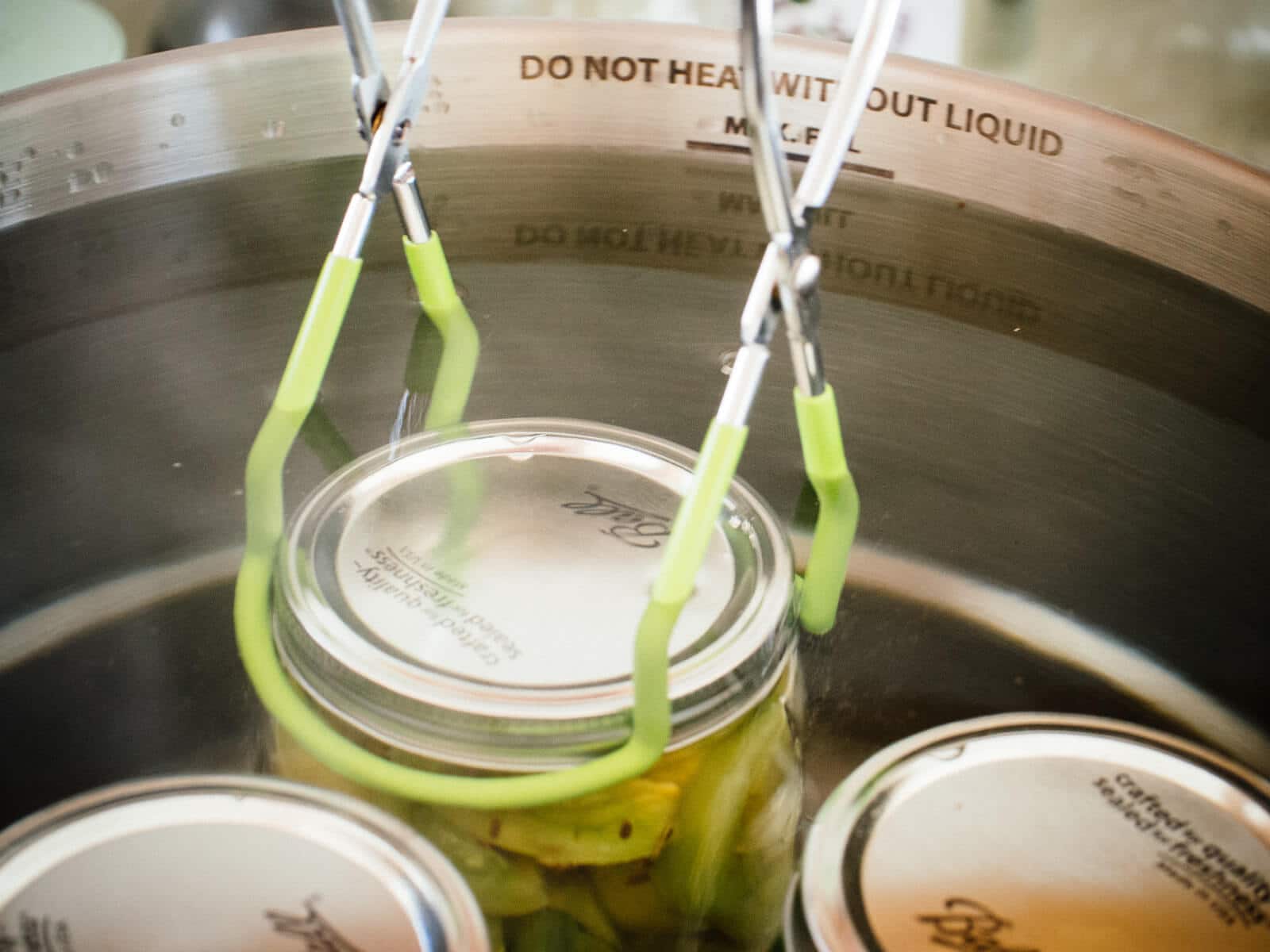 An electric water bath canner can save space in the kitchen