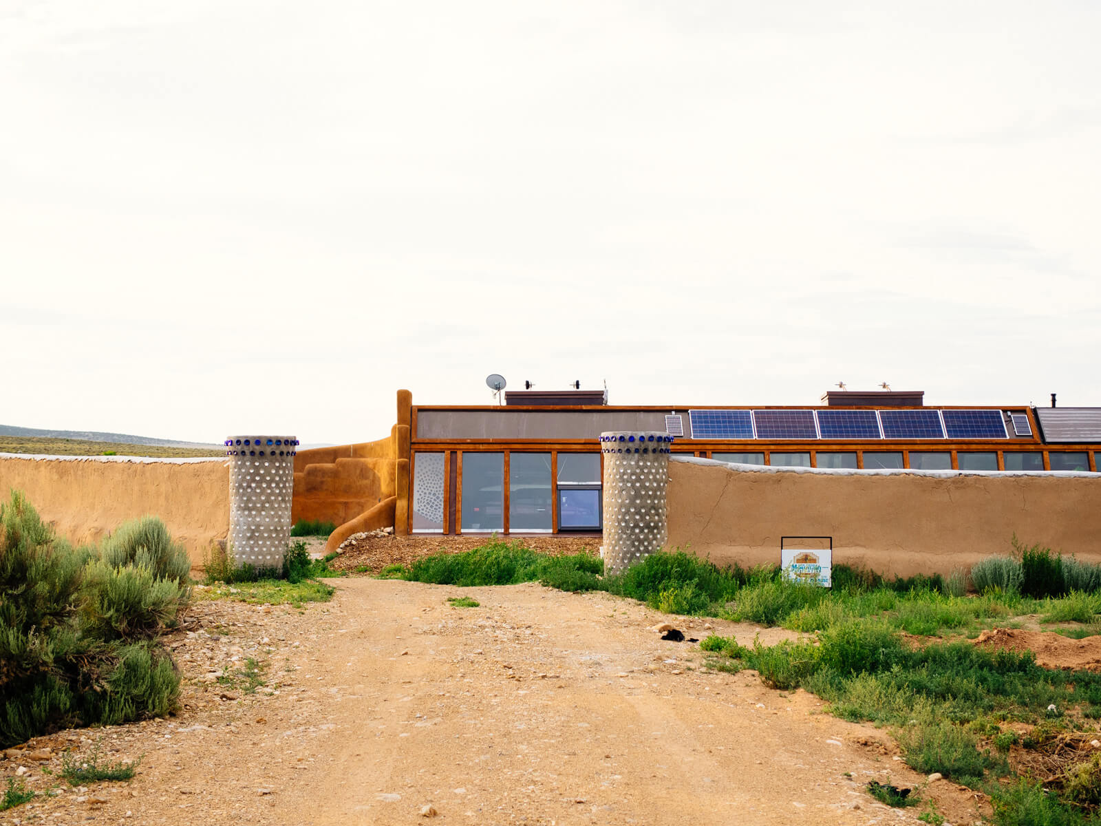 The Waybee Earthship in Taos, New Mexico