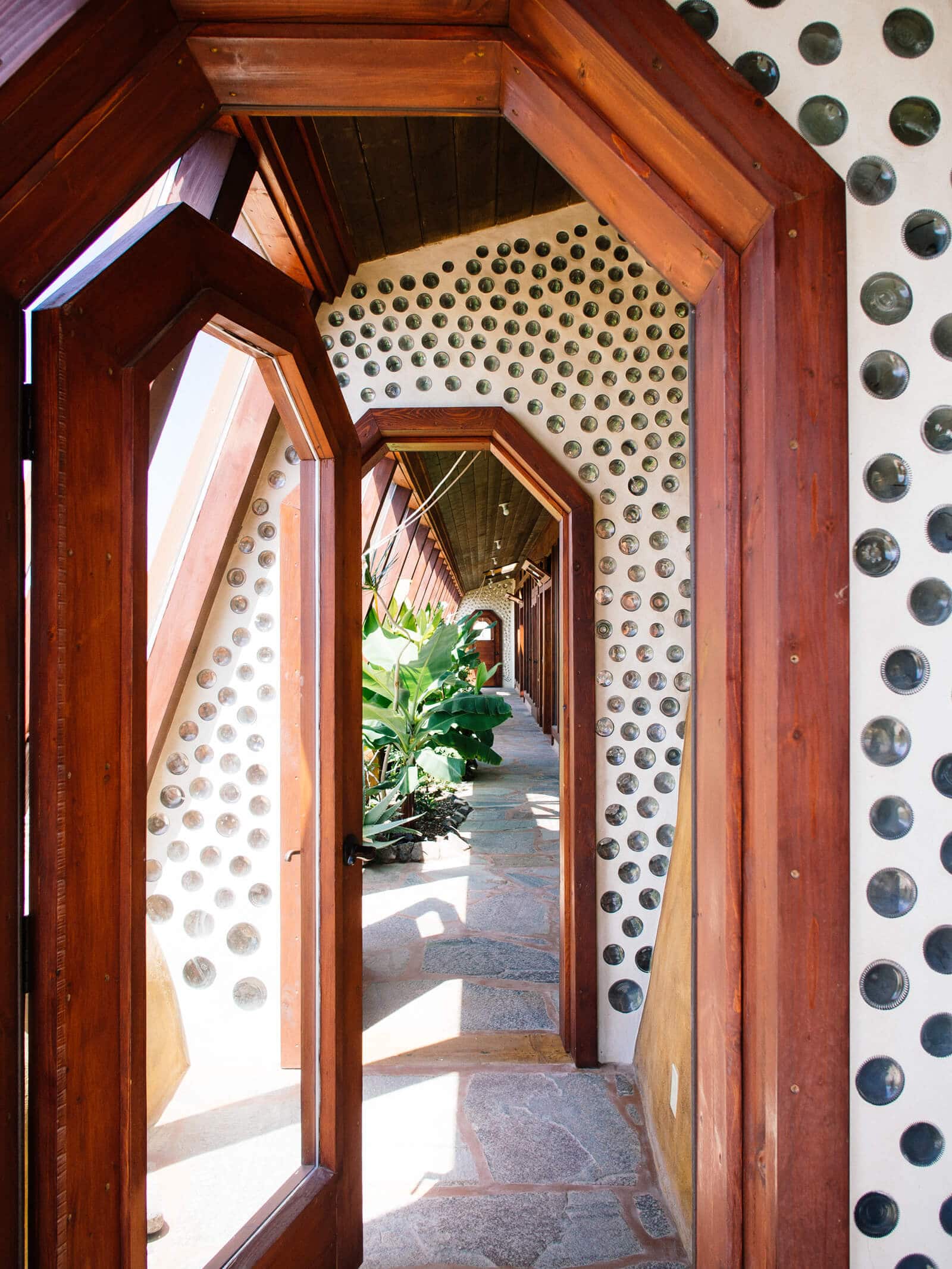 Handcrafted doors made from reclaimed wood