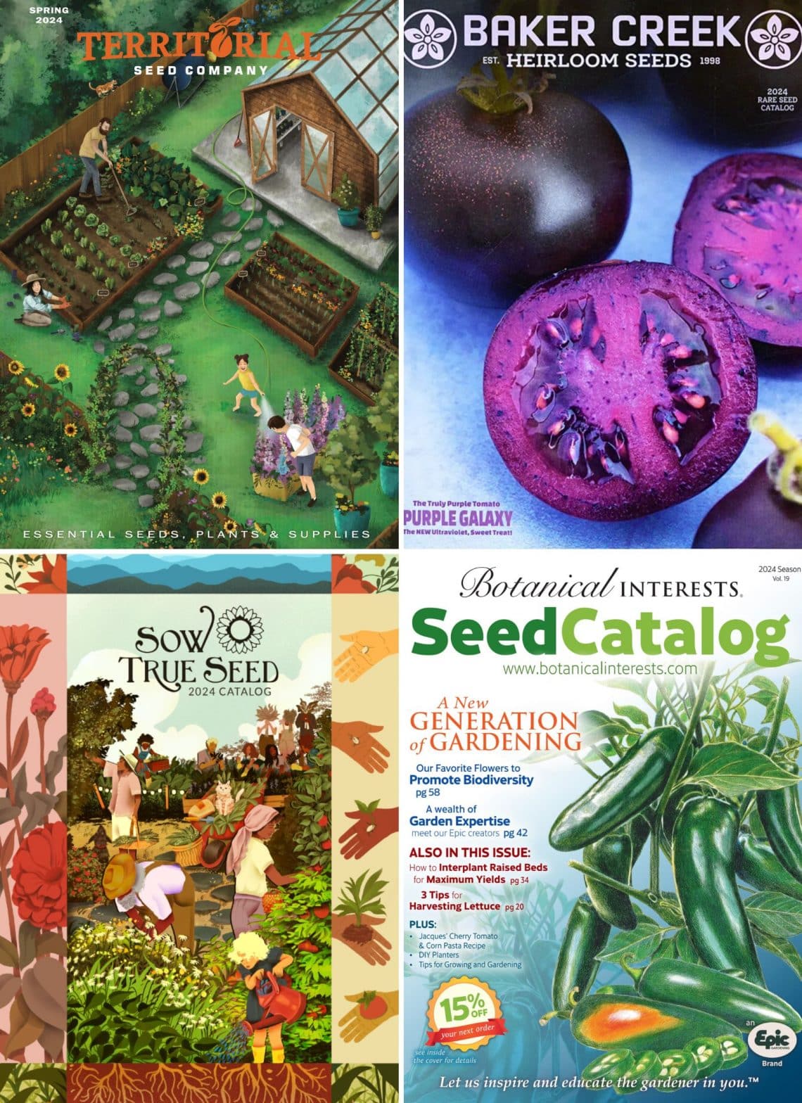The best garden seed catalogs