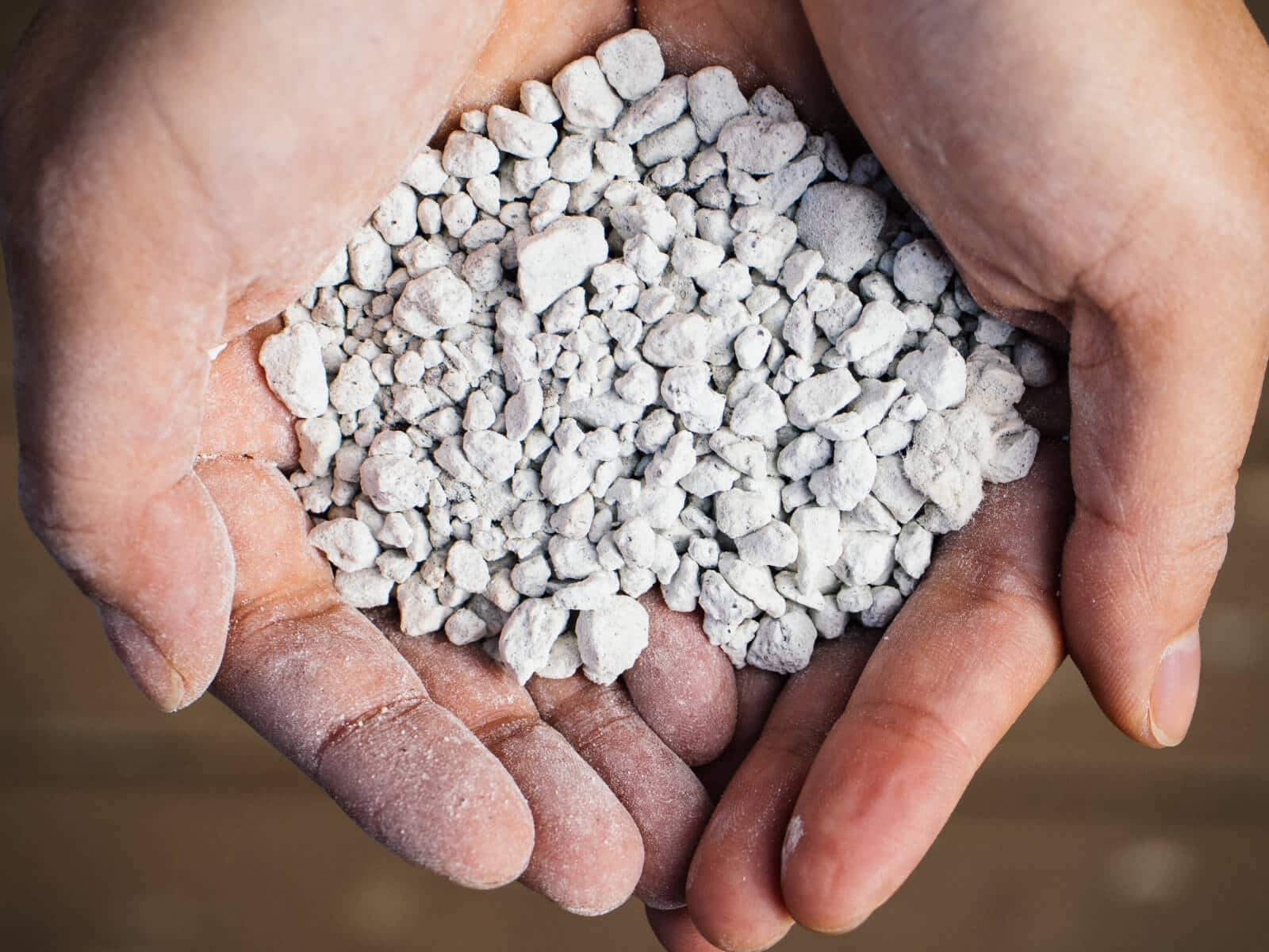 Perlite is a mined volcanic rock product