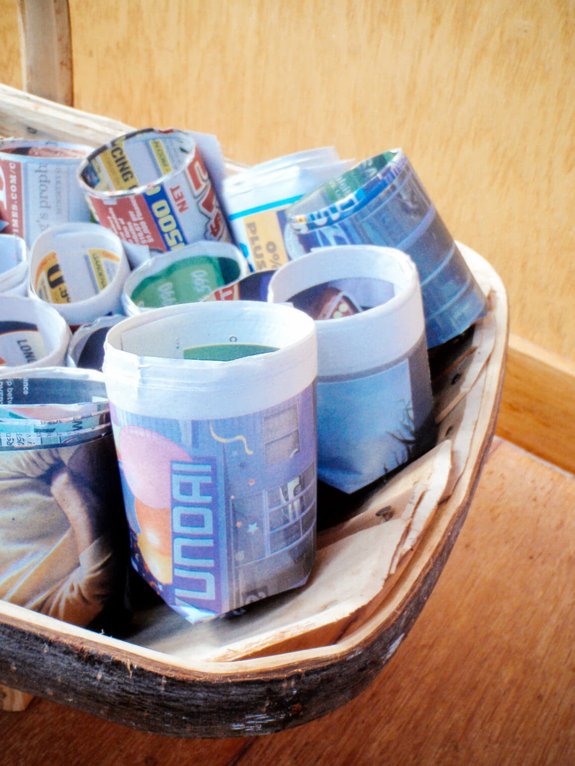 How to make recycled newspaper pots for seed starting